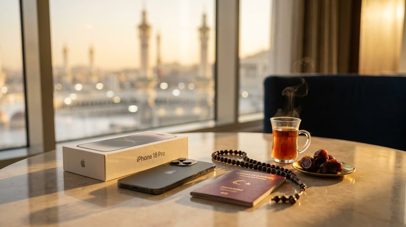 2026 Umre ve Teknoloji: Hicaz'dan iPhone 18 Pro ve Duo Almak Gerçekten Kârlı Mı?